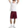 imageChampion Mens Shorts Mens Mesh Gym Shorts Lightweight Athletic Shorts Reg Or Big ampamp TallBordeaux Red  C Patch Logo
