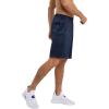 imageChampion Mens Shorts Mens Mesh Gym Shorts Lightweight Athletic Shorts Reg Or Big ampamp TallNavy C Patch Logo