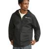 imageChampion Mens Stadium Packable Jacket Retired ColorsBlack Small  Small Script Logo
