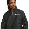 imageChampion Mens Stadium Packable Jacket Retired ColorsBlack Small  Small Script Logo