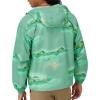 imageChampion Mens Stadium Packable Jacket Retired ColorsCamp Champion Aqua Crush Small Script