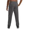 imageChampion Mens Sweatpants Fleece Comfortable Relaxedbottom Pants for Men Reg Or Big ampamp TallGranite Heather  C Patch Logo