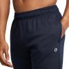 imageChampion Mens Sweatpants Fleece Comfortable Relaxedbottom Pants for Men Reg Or Big ampamp TallNavy  C Logo