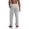 imageChampion Mens Sweatpants Fleece Comfortable Relaxedbottom Pants for Men Reg Or Big ampamp TallOxford Gray  C Patch Logo