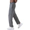 imageChampion Mens Sweatpants Fleece Openbottom Sweatpants for Men Reg Or Big ampamp TallGranite Heather  C Logo