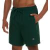 imageChampion Mens Swim Trunks with Compression Liner 2 in 1 Mens Bathing Suit Shorts 7 Inch Inseam Board Shorts for SwimmingGreen