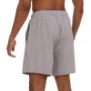 imageChampion Mens Swim Trunks with Compression Liner 2 in 1 Mens Bathing Suit Shorts 7 Inch Inseam Board Shorts for SwimmingGrey