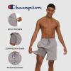 imageChampion Mens Swim Trunks with Compression Liner 2 in 1 Mens Bathing Suit Shorts 7 Inch Inseam Board Shorts for SwimmingGrey