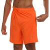 imageChampion Mens Swim Trunks with Compression Liner 2 in 1 Mens Bathing Suit Shorts 7 Inch Inseam Board Shorts for SwimmingOrange