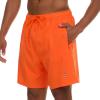 imageChampion Mens Swim Trunks with Compression Liner 2 in 1 Mens Bathing Suit Shorts 7 Inch Inseam Board Shorts for SwimmingOrange