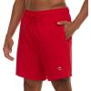 imageChampion Mens Swim Trunks with Compression Liner 2 in 1 Mens Bathing Suit Shorts 7 Inch Inseam Board Shorts for SwimmingRed