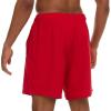 imageChampion Mens Swim Trunks with Compression Liner 2 in 1 Mens Bathing Suit Shorts 7 Inch Inseam Board Shorts for SwimmingRed