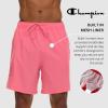 imageChampion Mens Swim Trunks with Mesh Liner 7quot Inseam Quick Drying Mens Bathing Suit Board Shorts for Swimming and BeachCoral