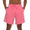 imageChampion Mens Swim Trunks with Mesh Liner 7quot Inseam Quick Drying Mens Bathing Suit Board Shorts for Swimming and BeachCoral