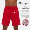 imageChampion Mens Swim Trunks with Mesh Liner 7quot Inseam Quick Drying Mens Bathing Suit Board Shorts for Swimming and BeachRed