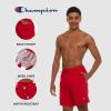 imageChampion Mens Swim Trunks with Mesh Liner 7quot Inseam Quick Drying Mens Bathing Suit Board Shorts for Swimming and BeachRed