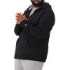imageChampion Mens Zipup Hoodie Comfortable Zipup Hoodie Sweatshirt for Men Reg Or Big ampamp TallBlack  C Logo
