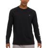 imageChampion Rash Guard for Men Long Sleeve Mens Swim Shirt for Fishing Hiking UPF 50 SPF Sun UV Protection Quick DryBlack