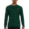 imageChampion Rash Guard for Men Long Sleeve Mens Swim Shirt for Fishing Hiking UPF 50 SPF Sun UV Protection Quick DryGreen