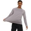 imageChampion Rash Guard for Men Long Sleeve Mens Swim Shirt for Fishing Hiking UPF 50 SPF Sun UV Protection Quick DryLight Grey