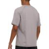 imageChampion Rash Guard for Men Short Sleeve Mens Swim Shirt Sun Shirt UPF 50 UV Protection SPF Quick Drying RashguardLight Grey