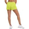 imageChampion Soft Comfortable Practice Shorts for Women 35quotLimeade Pe Heather Small Script
