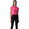 imageChampion Womens Classic Short Sleeve Graphic TShirt Standard Fit Script LogoHotpink