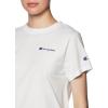 imageChampion Womens Classic Short Sleeve Graphic TShirt Standard Fit Script LogoWhite Small Script