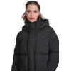 imageChampion Womens Extra Long Quilted Puffer Jacket With HoodBlack