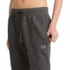imageChampion Womens Fleece Joggers Standard Fit Midweight Script ampamp C Logo Available in Regular and PlusGranite Heather  C Logo