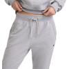 imageChampion Womens Fleece Joggers Standard Fit Midweight Script ampamp C Logo Available in Regular and PlusOxford Gray  C Logo