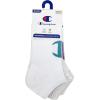 imageChampion Womens Lightweight Low Cut 10Pack Moisturewicking Athletic Socks Size 59White Logo