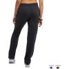 imageChampion Womens OpenBottom Fleece Sweatpants Standard Fit MidweightBlack