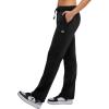 imageChampion Womens OpenBottom Fleece Sweatpants Standard Fit MidweightBlack