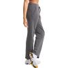 imageChampion Womens OpenBottom Fleece Sweatpants Standard Fit MidweightGranite Heather