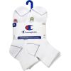 imageChampion Womens Quarter Socks  6Pack Cushioned Athletic Socks with MoistureWicking Arch Support Size 59Bright White