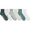 imageChampion Womens Quarter Socks  6Pack Cushioned Athletic Socks with MoistureWicking Arch Support Size 59Green Assorted