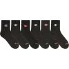 imageChampion Womens Quarter Socks  6Pack Cushioned Athletic Socks with MoistureWicking Arch Support Size 59High Quarter Black