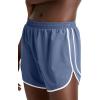 imageChampion Womens Shorts Workout Shorts Soft Comfortable Gym Shorts for Women 3quotSeven Seas BlueWhite