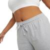 imageChampion Womens Size Lounge Pants Standard Fit Lightweight Available in Regular and PlusOxford Gray