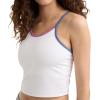 imageChampion Womens Soft Touch Longline Cami Shelf Bra C LogoWhiteMulti