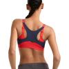 imageChampion Womens Sports Bra Motion Control Zip Highimpact Sports Bra Wirefree Bra for WomenRed Flame