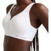 imageChampion Womens Sports Bra Motion Control Zip Highimpact Sports Bra Wirefree Bra for WomenWhite