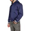 imageChampion mens Champion Mens Lightweight Varsity Jacket With Jersey HoodPeacoat