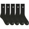imageChampion mens Crew Socks  Moisturewicking Athletic Socks With Cushioning ampamp Arch Support Size 612Black