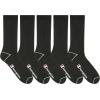 imageChampion mens Crew Socks  Moisturewicking Athletic Socks With Cushioning ampamp Arch Support Size 612Black HeelToe