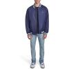 imageChampion mens Logo Stripedtrim Varsity JacketPeacoat