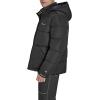imageChampion mens Quilted Fullzip Hooded Puffer JacketBlack Patch Pocket