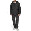 imageChampion mens Quilted Fullzip Hooded Puffer JacketBlack Patch Pocket