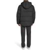imageChampion mens Quilted Fullzip Hooded Puffer JacketBlack Patch Pocket